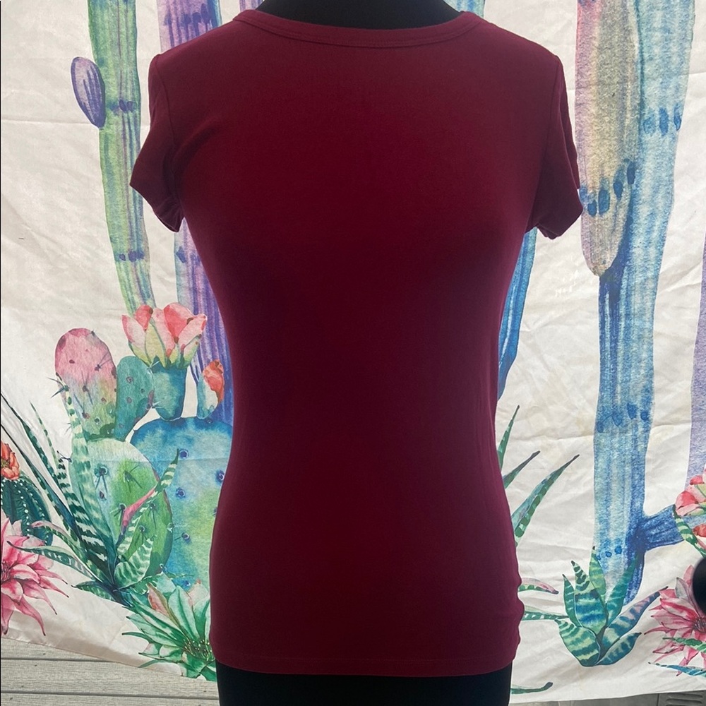 Women's Classic Burgundy Top